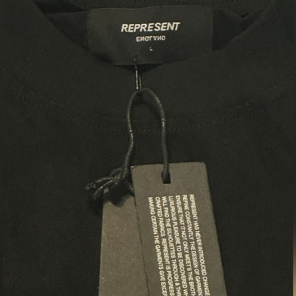 NWT Represent Premium Tee Shirt White Mens Size Large - Picture 3 of 4